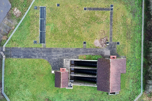 Luftaufnahme Hebewerk 3 Spöck