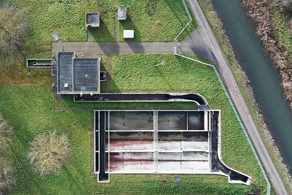 Luftaufnahme Hebewerk 4 Neuthard